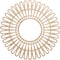 Ekena Millwork Cornelius Wood Fretwork Pierced Ceiling Medallion, Alder, 40"OD x 14 7/8"ID x 1/4"T CMWP40X0250CRAL - alternate 1